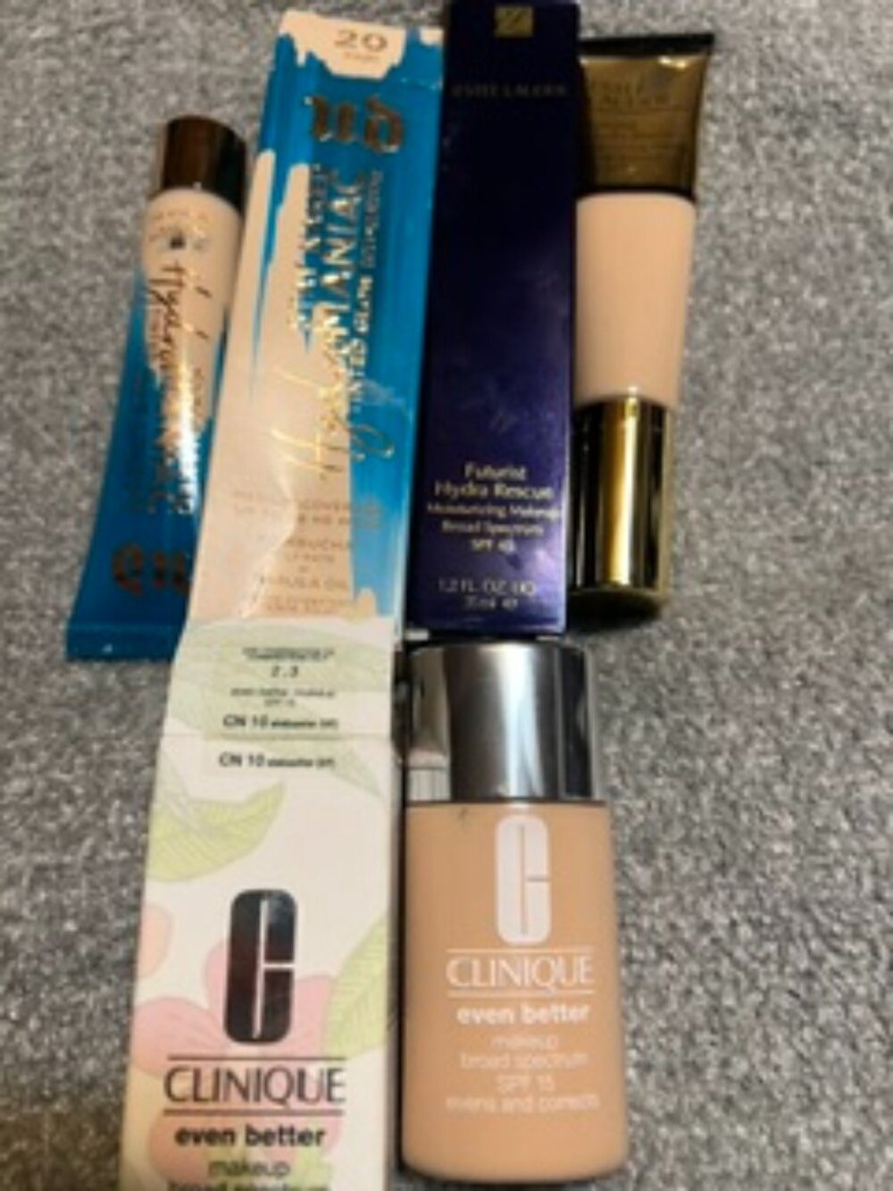 NWT Luxury Full-Size Foundation Bundle Clinique, Estee Lauder, Urban Decay
